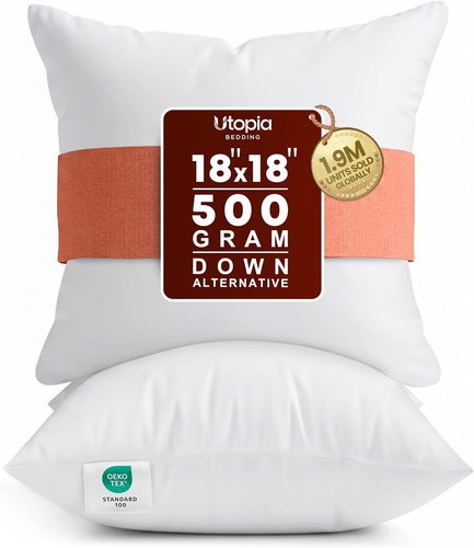 18x18 pillow inserts - set, of